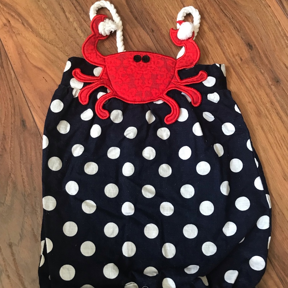 Mud pie Lobster Romper